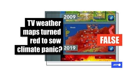 Posts misuse weather maps to back false climate claims